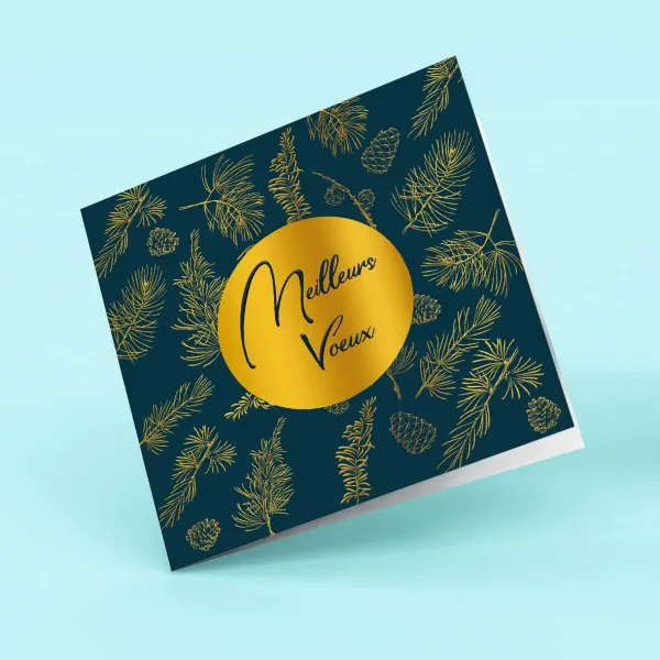 Carte de voeux V.I.P "voeux d'exception"